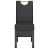 vidaXL spisebordsstole 6 stk. kunstl&aelig;der sort