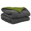 vidaXL Sommer dyne 220 x 140 cm Sommer 200 gsm Gr&oslash;n og Antracit