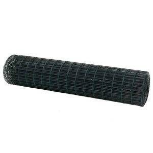 vidaXL Euro Hejn Grøn 1,2 x 25 m PVC-belagt jern