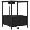 vidaXL Natskab Sort eg 42 x 41 x 56 cm Konstrueret tr&aelig;