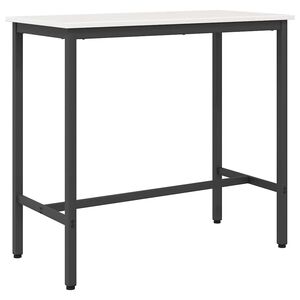 vidaXL bord Hvid 100 x 50 x 91 cm Ingeni&oslash;rtr&aelig; og st&aring;l