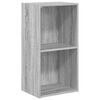 vidaXL bogreol 40x30x77 cm konstrueret tr&aelig; gr&aring; sonoma-eg