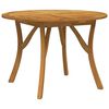 vidaXL havebord &Oslash;110 cm massivt akacietr&aelig;