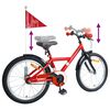 vidaXL B&oslash;rnecykel 18 tommer til 5-7 &aring;r gammel R&oslash;d