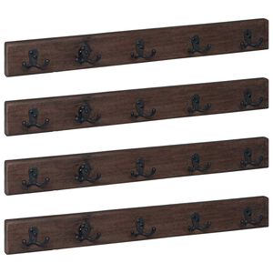 vidaXL B&oslash;jle Brun 60 x 7 x 8 cm Solid genbrugs tr&aelig;