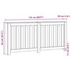 vidaXL radiatorskjuler 175x20x82 cm konstrueret tr&aelig; egetr&aelig;sfarve