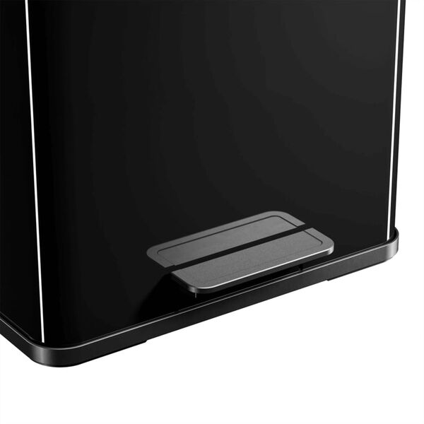 Hailo pedalspand Oko Duo Plus str. L 17 l + 9 l sort 0630-260