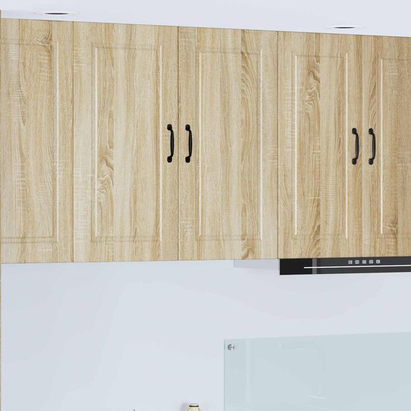 vidaXL K&oslash;kkenskab med hylde Sonoma eg 80 x 31 x 80 cm Konstrueret tr&aelig;