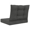 vidaXL Udend&oslash;rs Sofa Pude 2 pcs Antracit Polyester