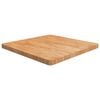 vidaXL firkantet bordplade 70x70x4 cm behandlet massivt eg lysebrun
