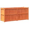 vidaXL plantekasse 150x50x70 cm massivt fyrretr&aelig; gyldenbrun