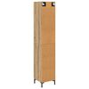 vidaXL Highboard Artisan Egetr&aelig; 34,5 x 34 x 180 cm Konstrueret tr&aelig;