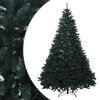 vidaXL Kunstigt Hinged Juletr&aelig; 300 cm PVC M&oslash;rkegr&oslash;n