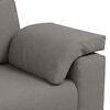 vidaXL Sofa 120cm Gr&aring;brun Stof