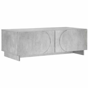 vidaXL Sofabord Betongr&aring; 102 x 50,5 x 35 cm Konstrueret tr&aelig;