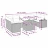 vidaXL sofas&aelig;t til haven 8 dele med hynder polyrattan brun