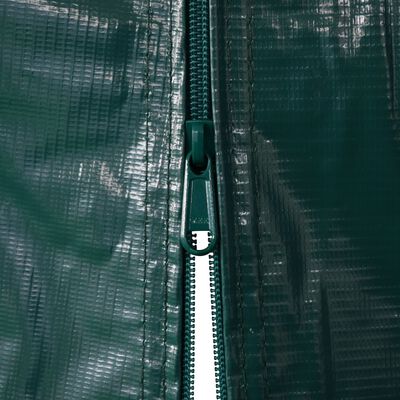 vidaXL garagetelt 2,4x2,4 cm PVC grøn