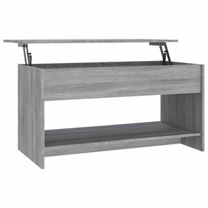vidaXL sofabord 102x50x52,5 cm konstrueret tr&aelig; gr&aring; sonoma-eg