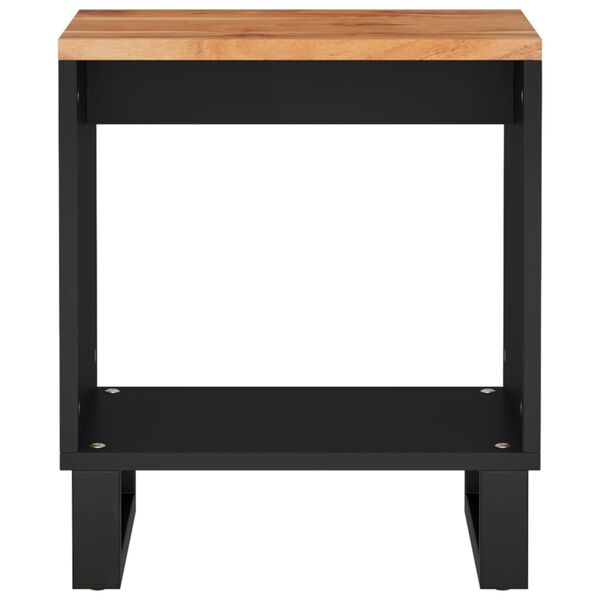 vidaXL sofabord 40x31x46 cm massivt akacietræ og konstrueret træ