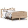 vidaXL sengeramme uden madras 140x190 cm massivt fyrretr&aelig;