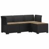 vidaXL 4-personers Have Sofa med Hynder Rattan Look PP Antracit