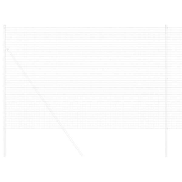 vidaXL Svejset Tr&aring;dhegn S&oslash;lv 1.6 x 25 m