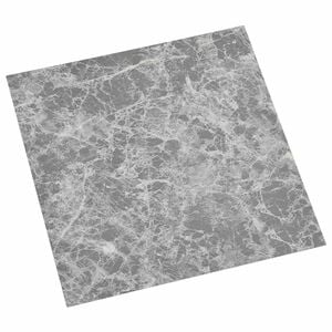 vidaXL Selvkl&aelig;bende Gulvplanker 30,5 x 30,5 cm 20 pcs PVC Gr&aring; og Hvid