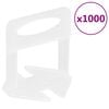 vidaXL nivelleringsklips til fliser 1000 stk. 1,5 mm