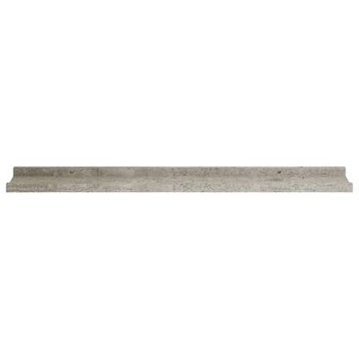 vidaXL væghylder 4 stk. 80x9x3 cm betongrå