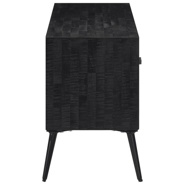 vidaXL tv-bord 112x31x45 cm massivt genbrugsteak