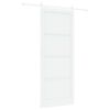 vidaXL Skyded&oslash;r 93 x 232 cm Konstrueret tr&aelig; Hvid