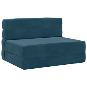 vidaXL Samlebar Sofa Seng Bl&aring; 70 x 80 x 60 cm Stof