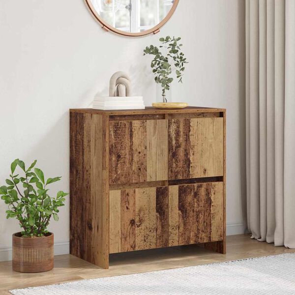 vidaXL Sideboard Gammelt tr&aelig; 70 x 41 x 75 cm Konstrueret tr&aelig;