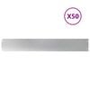 vidaXL pl&aelig;nekanter 50 stk. 15x103 cm galvaniseret st&aring;l