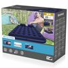 Bestway oppustelig luftmadras med pude og pumpe 203x152x22 cm 67374