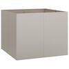 vidaXL plantekasse rustfarvet 100x100x80 cm forvitringsstål