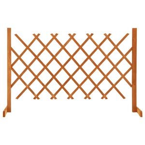 vidaXL espalier til haven 120x90 cm massivt fyrretr&aelig; orange