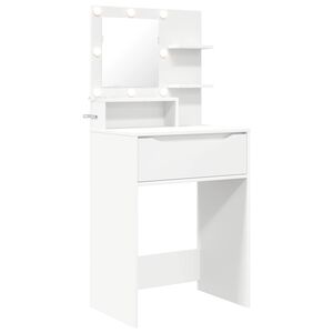 vidaXL Sovev&aelig;relsessminkeborde Hvid 80 x 39,6 x 135 cm Konstrueret tr&aelig;