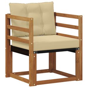 vidaXL Udend&oslash;rs sofa Massivt Akacietr&aelig; Naturfarvet