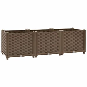 vidaXL h&oslash;jbed 120x40x38 cm polypropylen