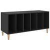 vidaXL vinylskab 100x38x48 cm konstrueret tr&aelig; sort