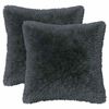 vidaXL Pudebetr&aelig;k 2 pcs HEERLEN Antracit 40 x 40 cm PV Fleece