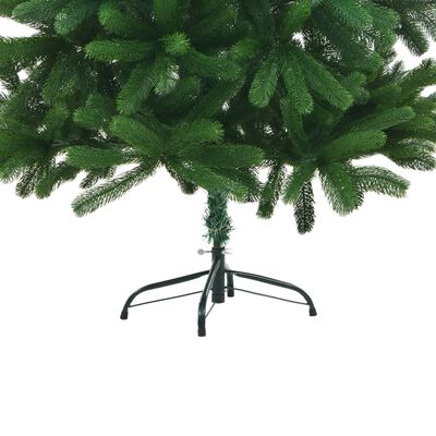 vidaXL kunstigt juletræ med naturtro nåle 210 cm grøn