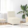 vidaXL Modulsofa enhed uden arme 3 pcs Creme 55 x 74 x 82 cm Fl&oslash;jl