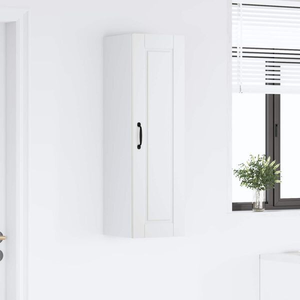 vidaXL K&oslash;kkenskab med hylde Hvid 30 x 31 x 100 cm Konstrueret tr&aelig;