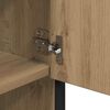 vidaXL V&aelig;ghylde med hylde V&aelig;gmonteret Artisan Egetr&aelig; 65 x 20 x 60 cm