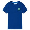 vidaXL T-shirt til b&oslash;rn str. 104 m&oslash;rkebl&aring;