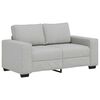 vidaXL 2-personers sofa 160x77x82 cm stof skygr&aring;