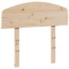 vidaXL sengegavl 90 cm massivt fyrretr&aelig;