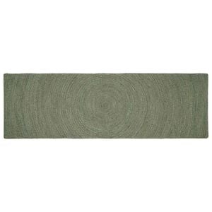 vidaXL Omr&aring;det&aelig;pper Olivengr&oslash;n 80 x 300 cm Jute